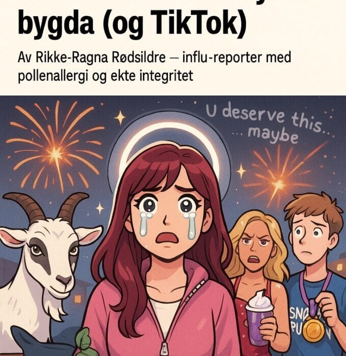 Geita, glitteret og gråten – skandalen som rysta bygda (og TikTok) 5 TikTok-vennlig bygdedrama med lokalhelt, geit og forvirra influencer